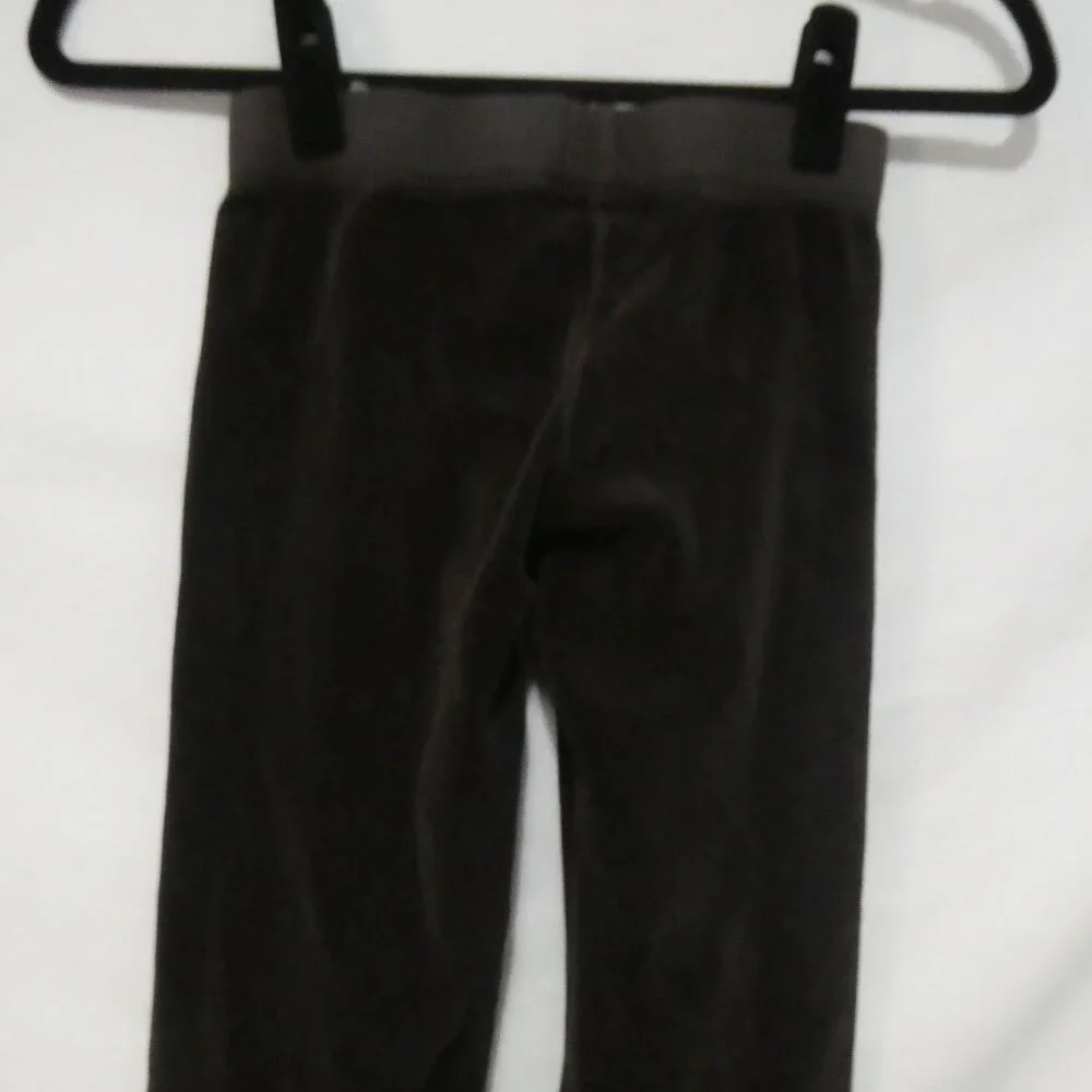 JUICY COUTURE | size 7 | Brown Soft Velour Gold Viva La Juicy Pants - Picture 13 of 16